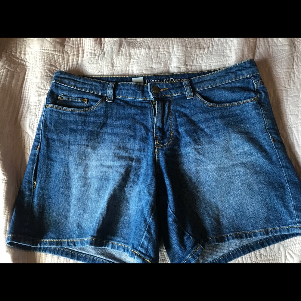 Denim shorts
